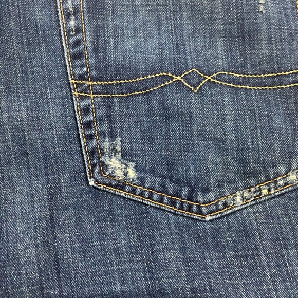 Lucky Brand 221 Straight Jeans Mens 32 x 30 Measure 33.5 x 29 Stretch - Picture 7 of 14